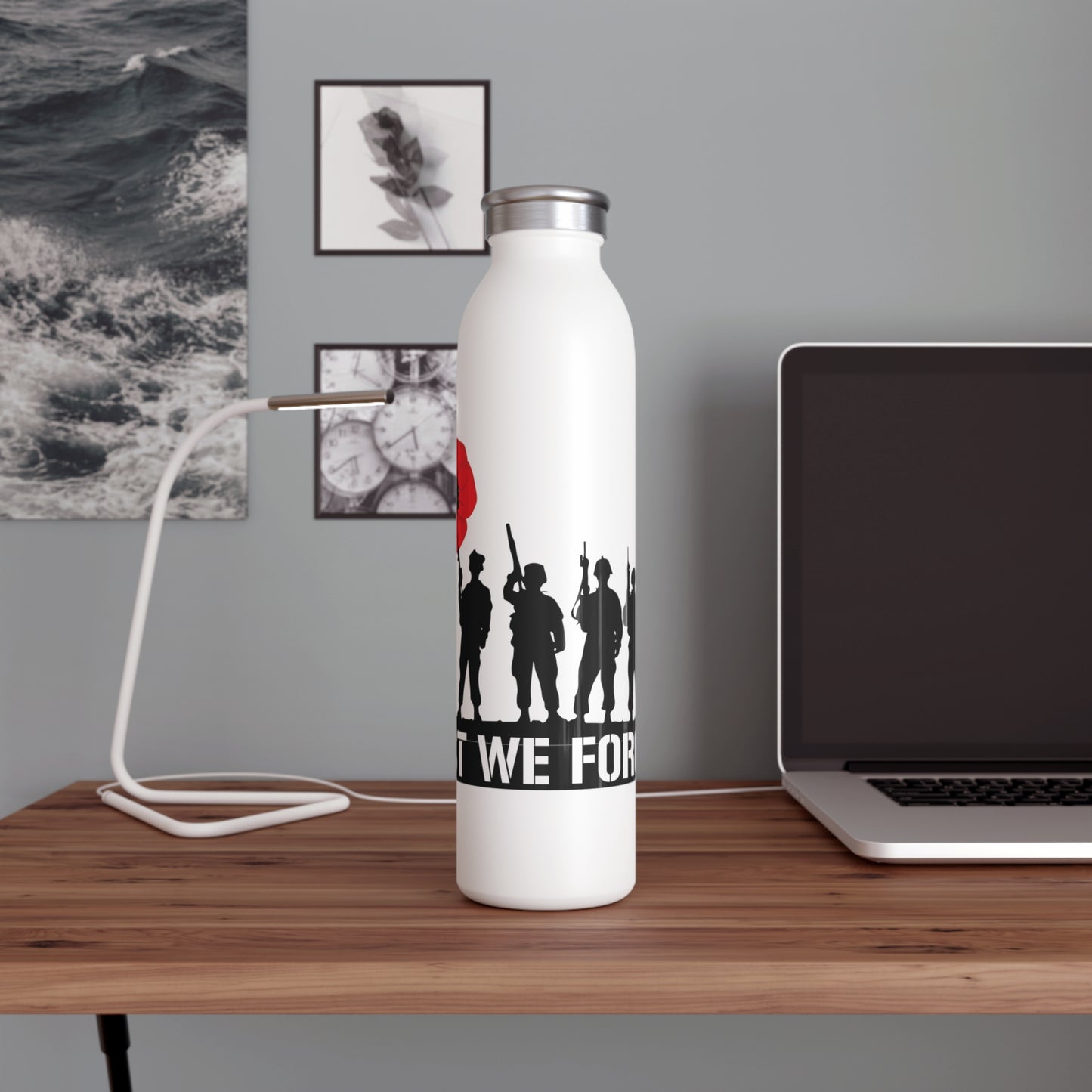 LUFC “Lest We Forget” Copper  Vacuum Insulated Bottle: Leeds  United Remembrance Edition
