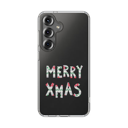 Leeds United "MERRY XMAS" Clear  Impact-Resistant Case: Christmas  Edition - Lufcnews.co.uk