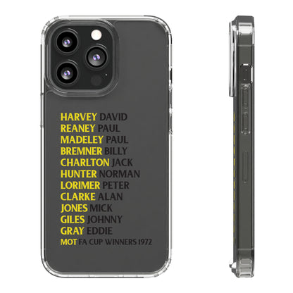 Clear Phone Case - 1972 FA Cup Winners