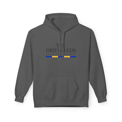 LUFC “The Dirty Leeds: Pride of  Yorkshire” Softstyle Fleece Hoodie - Lufcnews.co.uk