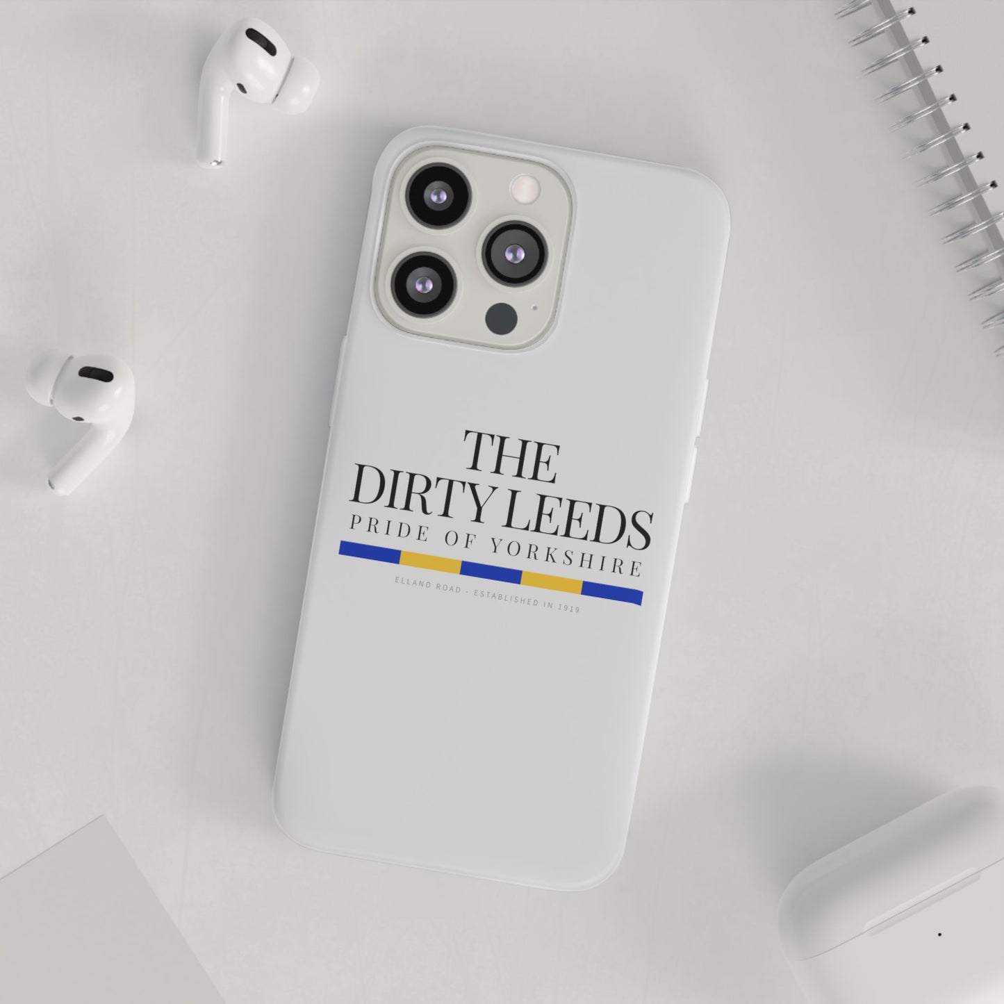 LUFC “The Dirty Leeds: Pride of  Yorkshire” Flexi Phone Case - Lufcnews.co.uk