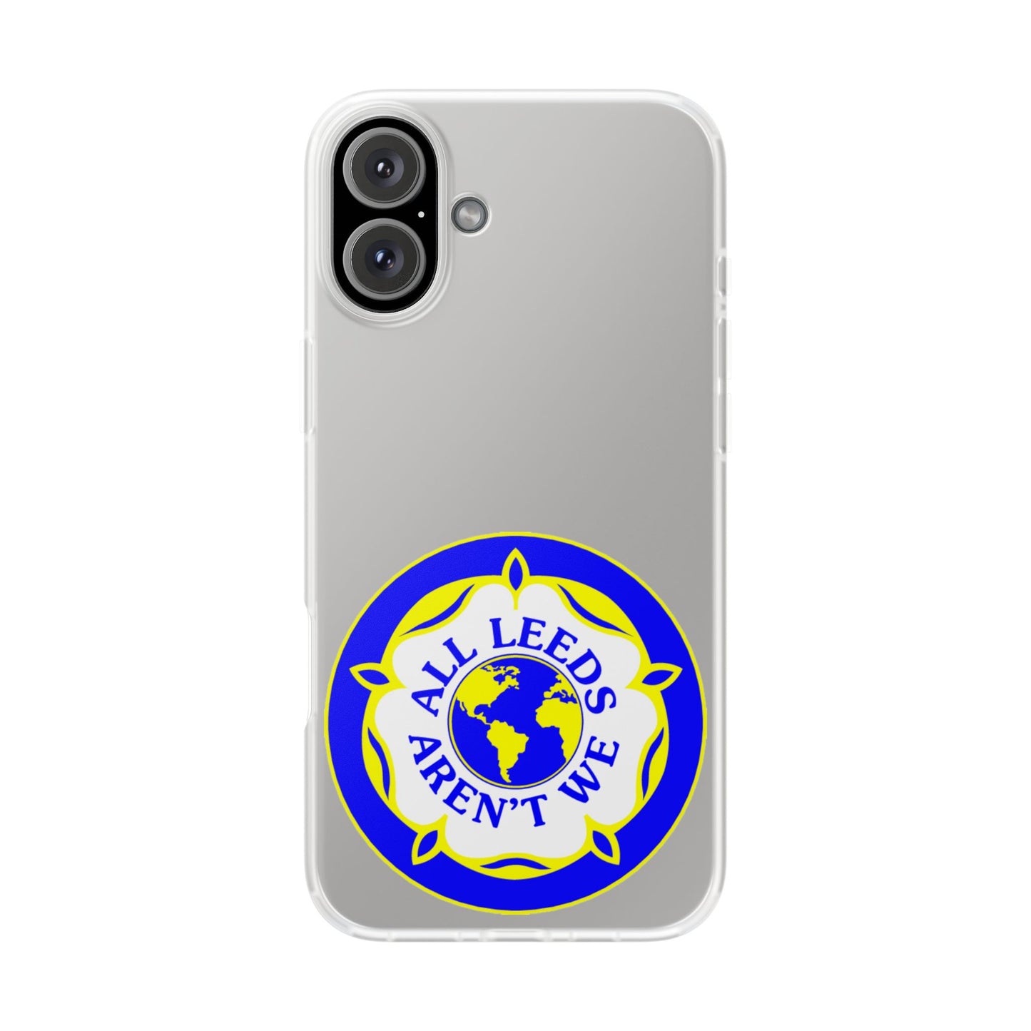 LUFC 'All Leeds Aren't We' Retro  Football: Flexi Case