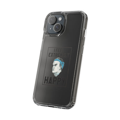 Clear Phone Case - Bielsa I feel Extremely Happy
