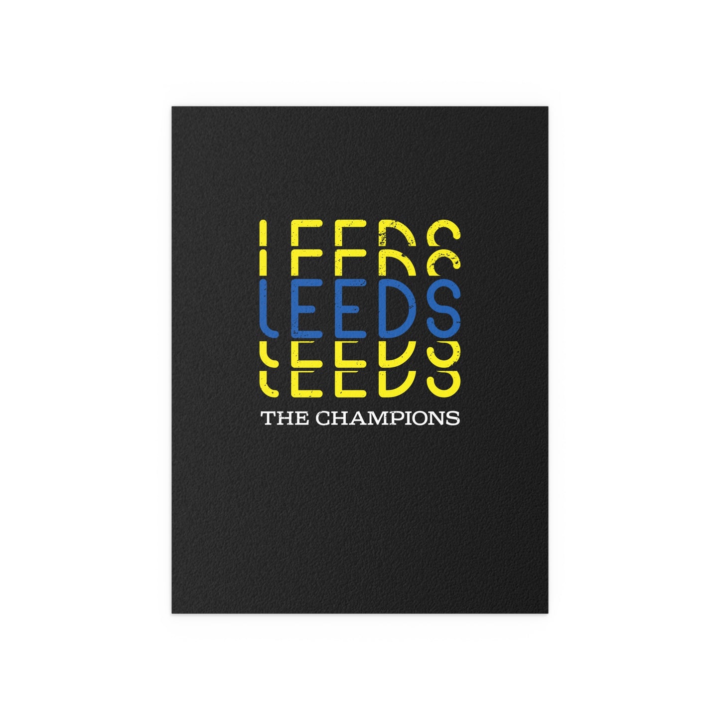 LUFC “Leeds The Champions” Silk  Poster