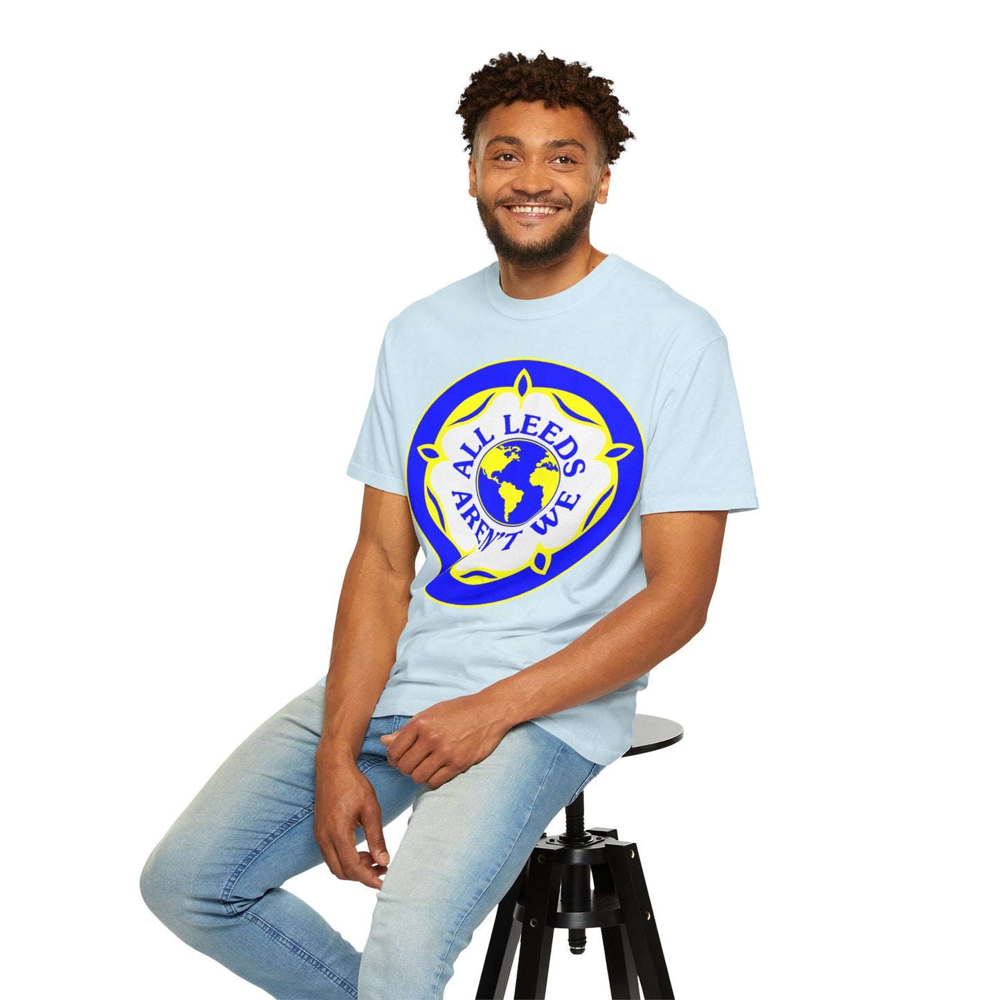 LUFC “All Leeds Aren’t We” Globe  Tee: Unisex Supporters Edition