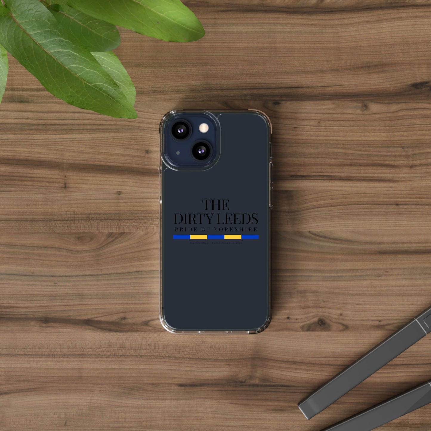 LUFC “The Dirty Leeds: Pride of  Yorkshire” Clear Phone Case - Lufcnews.co.uk