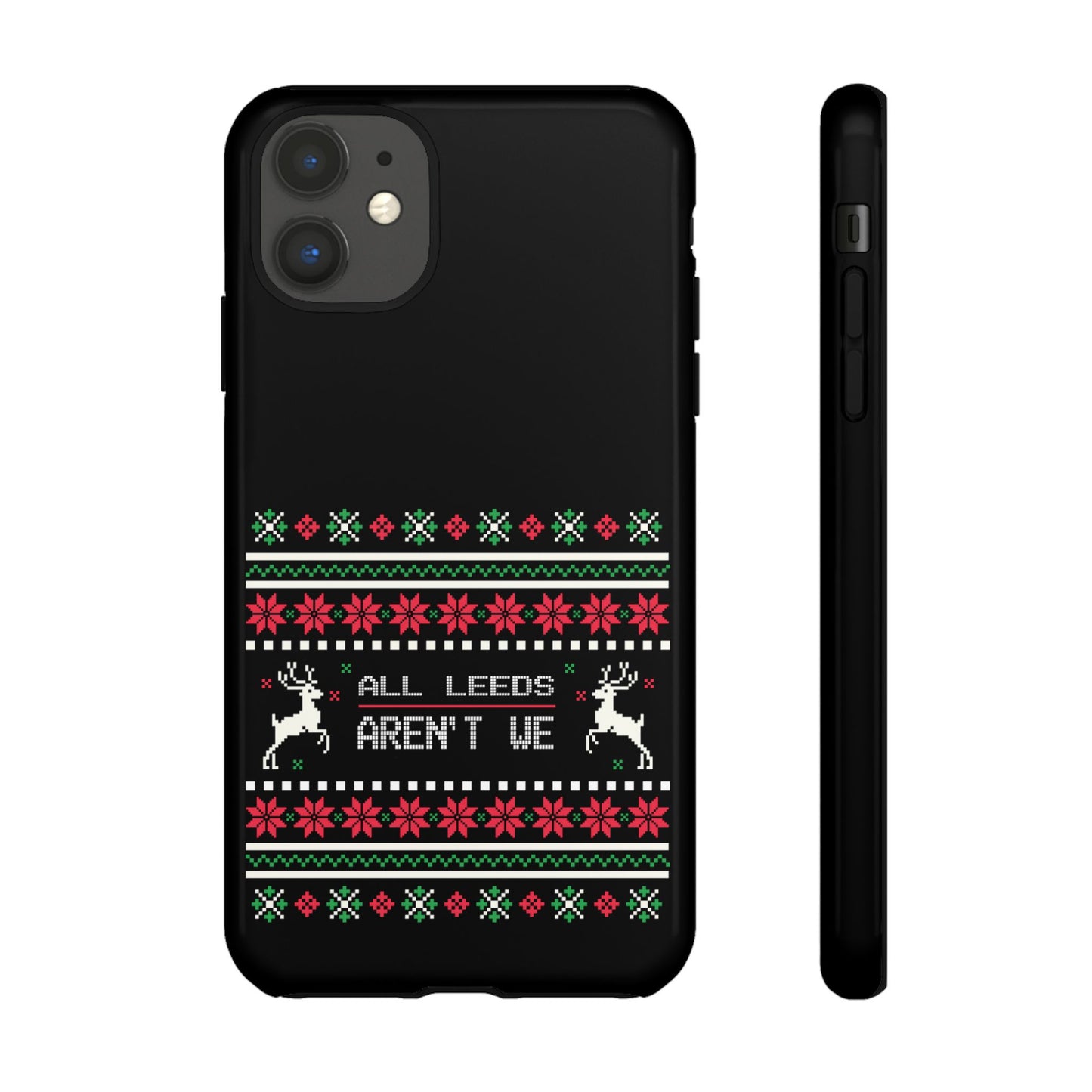 LUFC 'All Leeds Aren't We' Phone  Case: Christmas Edition