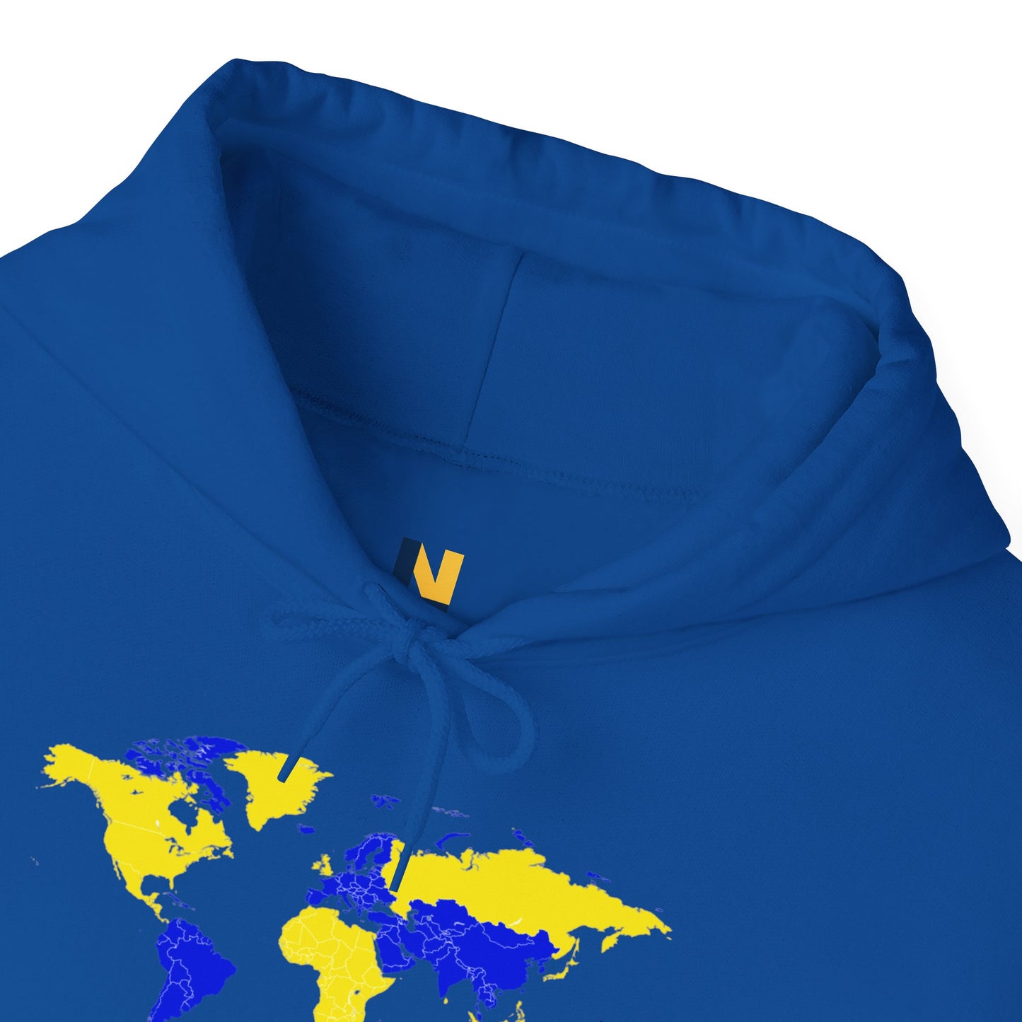 LUFC World Map Hoodie Heavy  Blend™ Unisex