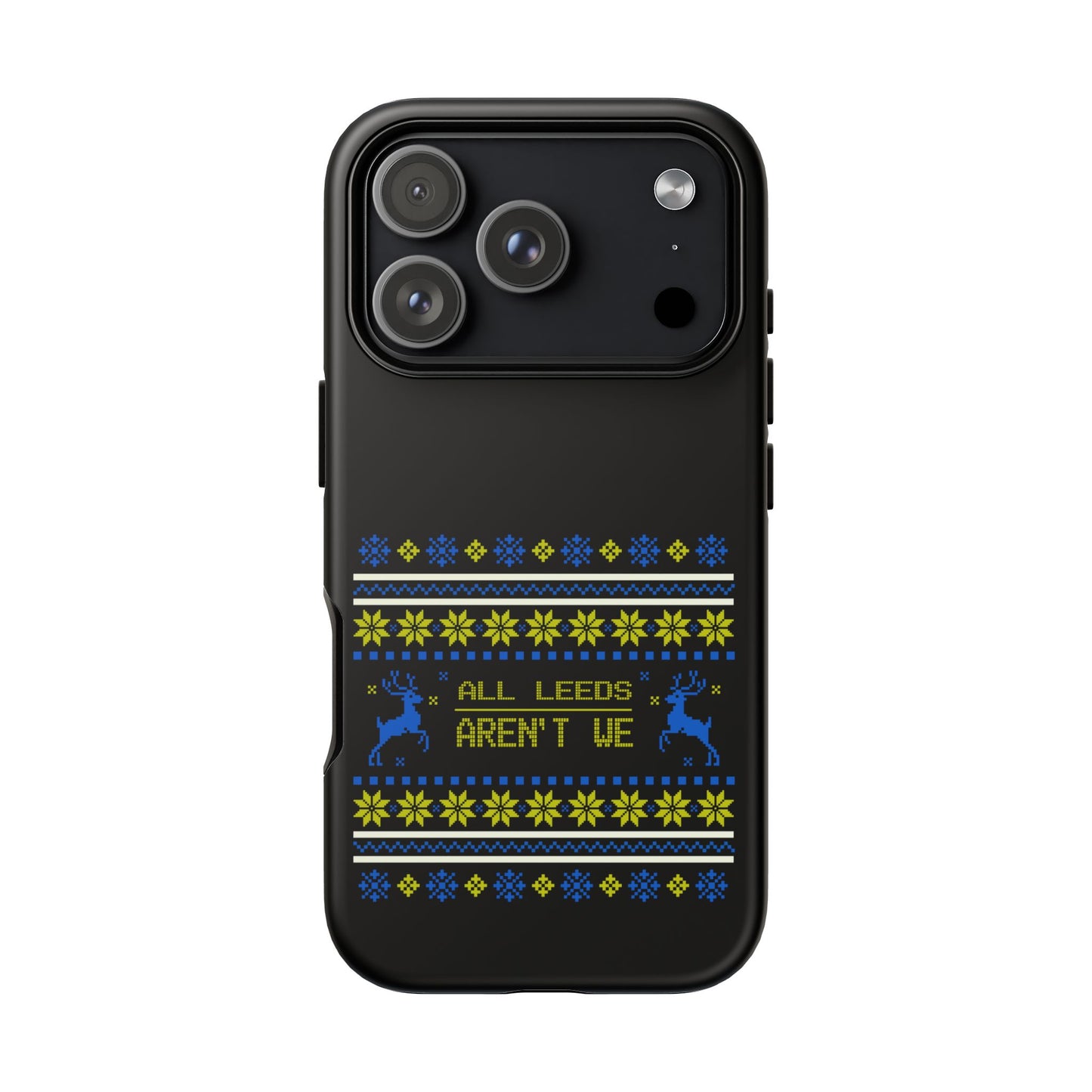 LUFC 'All Leeds Aren't We' Phone  Case: Christmas Edition