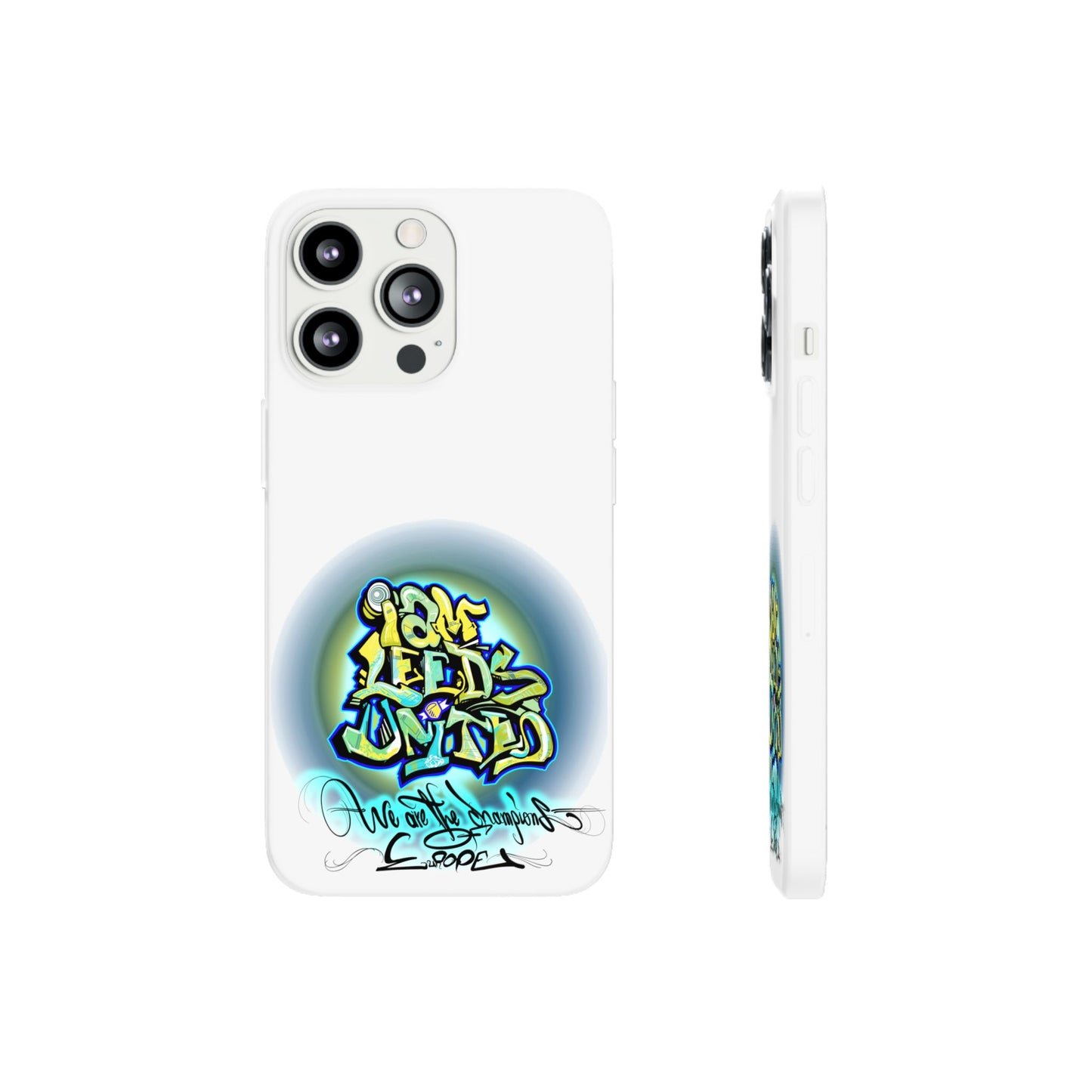 LUFC 'I Am LEEDS UNITED' Retro  Football: Flexi Case