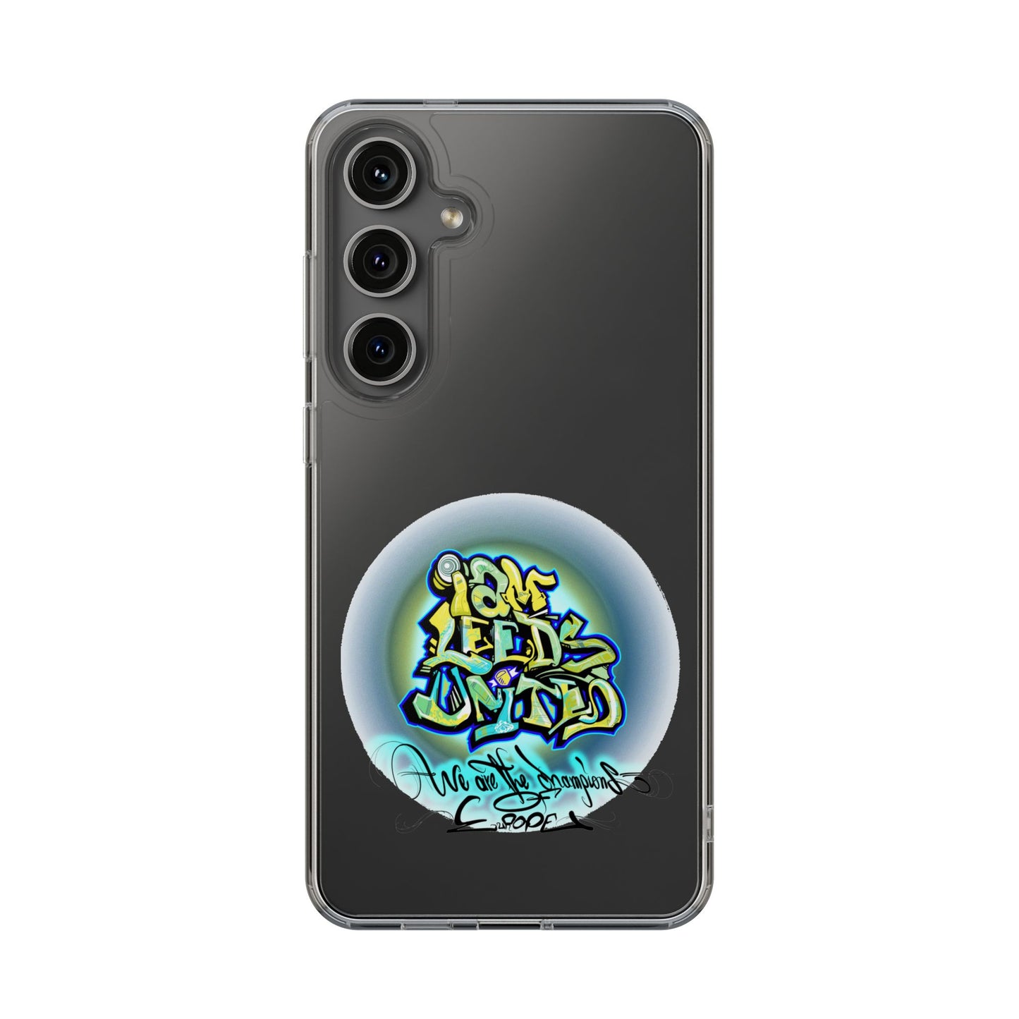 LUFC “I AM LEEDS UNITED” Clear  Impact-Resistant Case