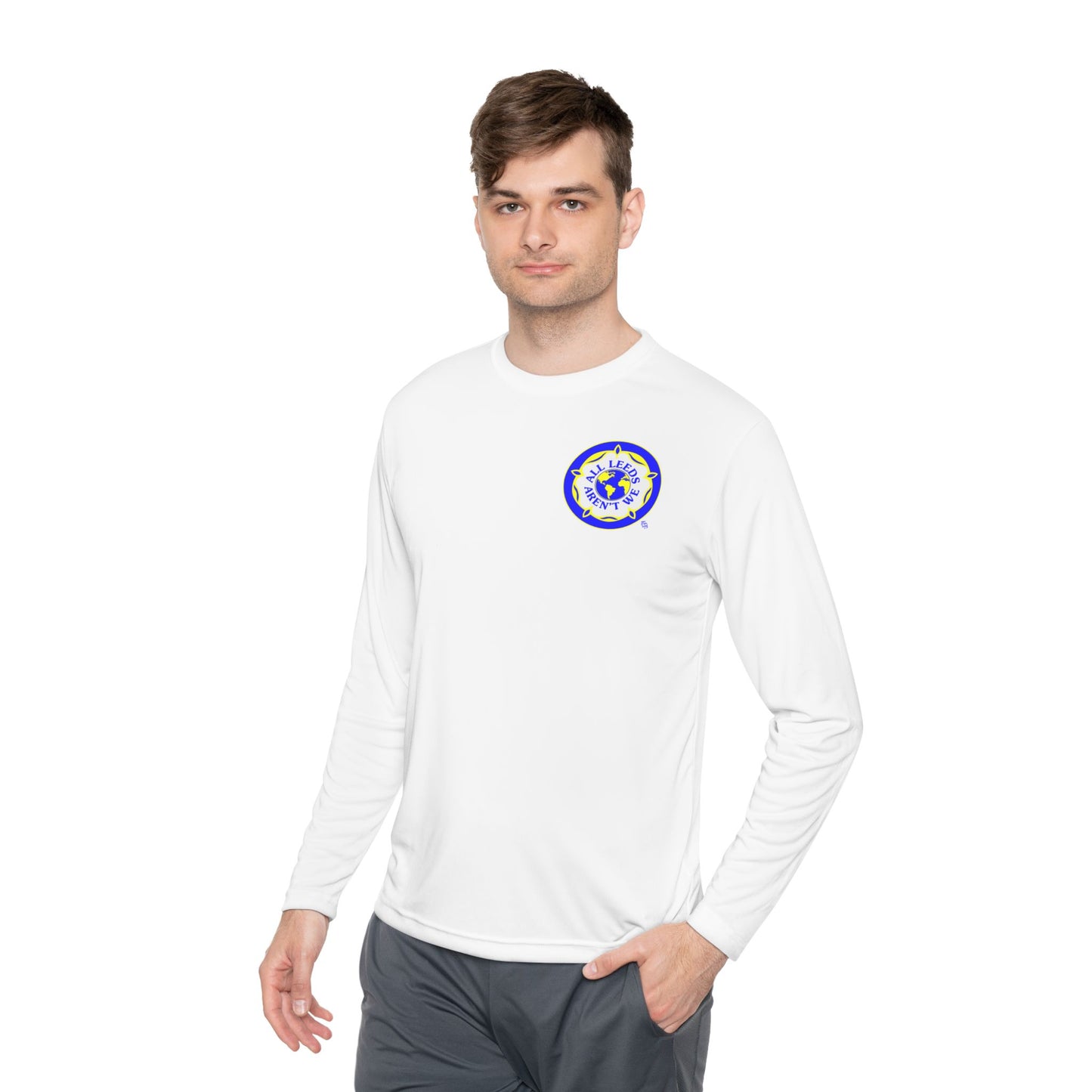 Leeds Unisex Long Sleeve T-Shirt: Earthy Emblem Edition