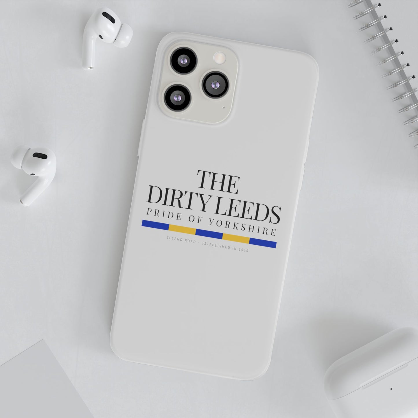 LUFC “The Dirty Leeds: Pride of  Yorkshire” Flexi Phone Case - Lufcnews.co.uk