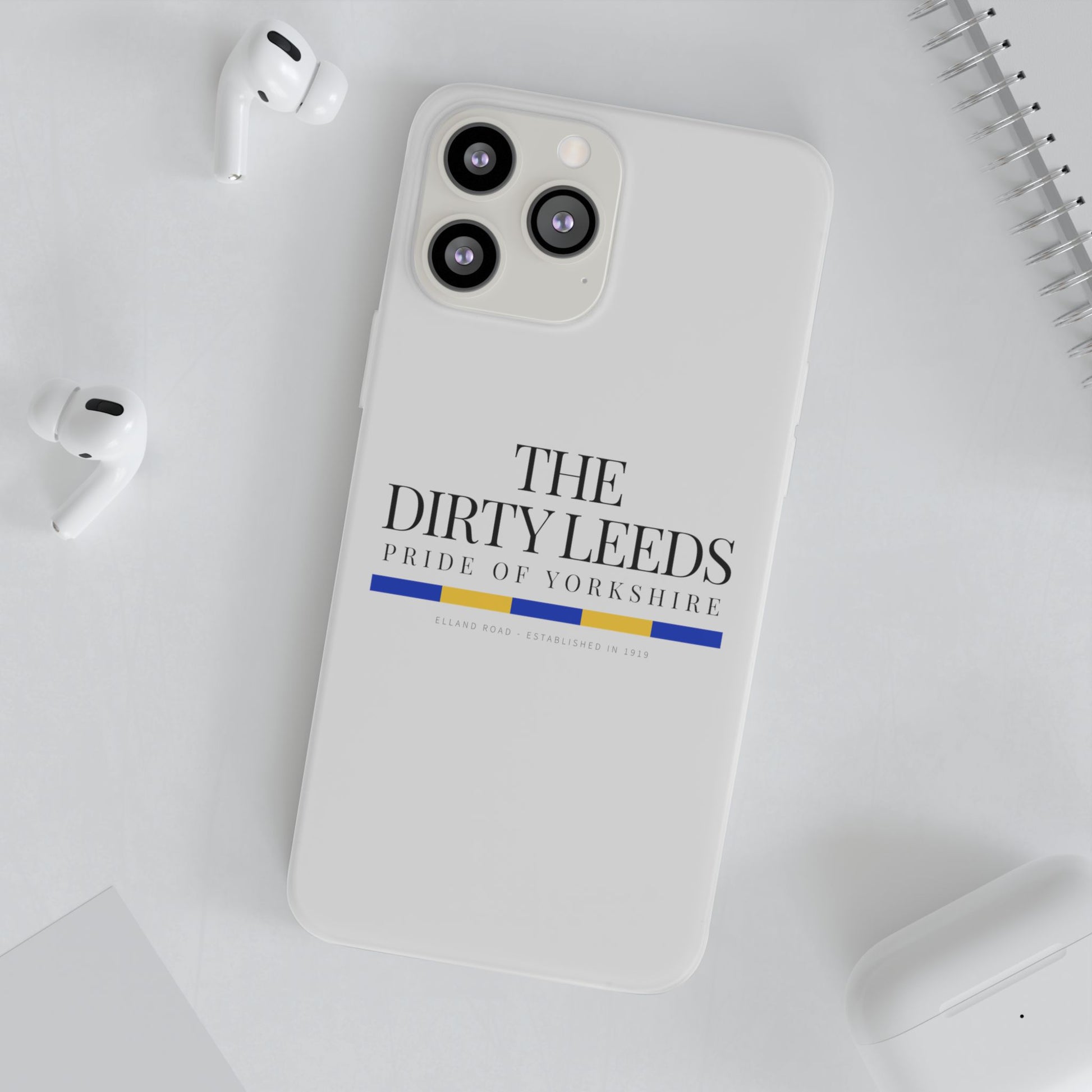 LUFC “The Dirty Leeds: Pride of  Yorkshire” Flexi Phone Case - Lufcnews.co.uk