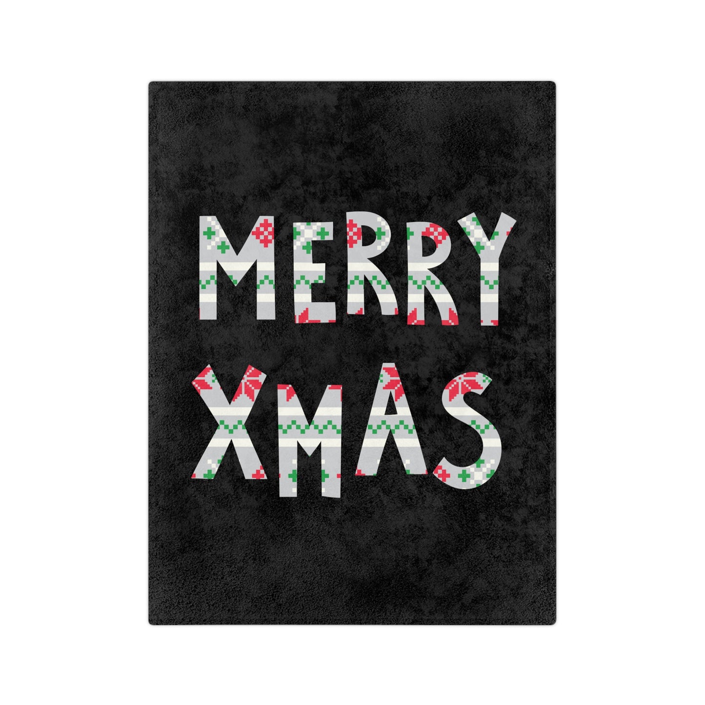 LUFC Christmas Velveteen Sports Blanket “MERRY XMAS” Christmas Edition