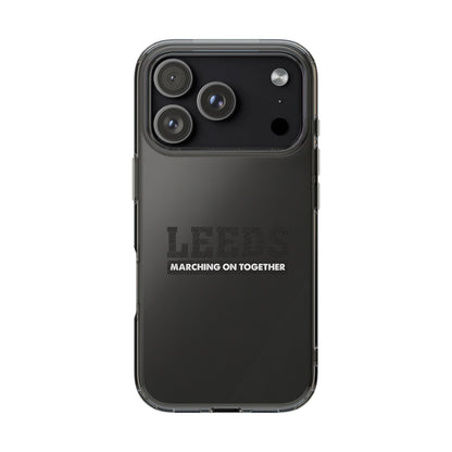 Clear Impact-Resistant Phone Case  “LEEDS: Marching On Together”  Edition