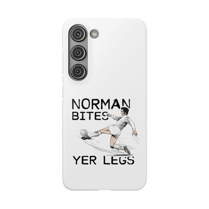 Leeds United Norman Bites "YER  LEGS" Snap Case