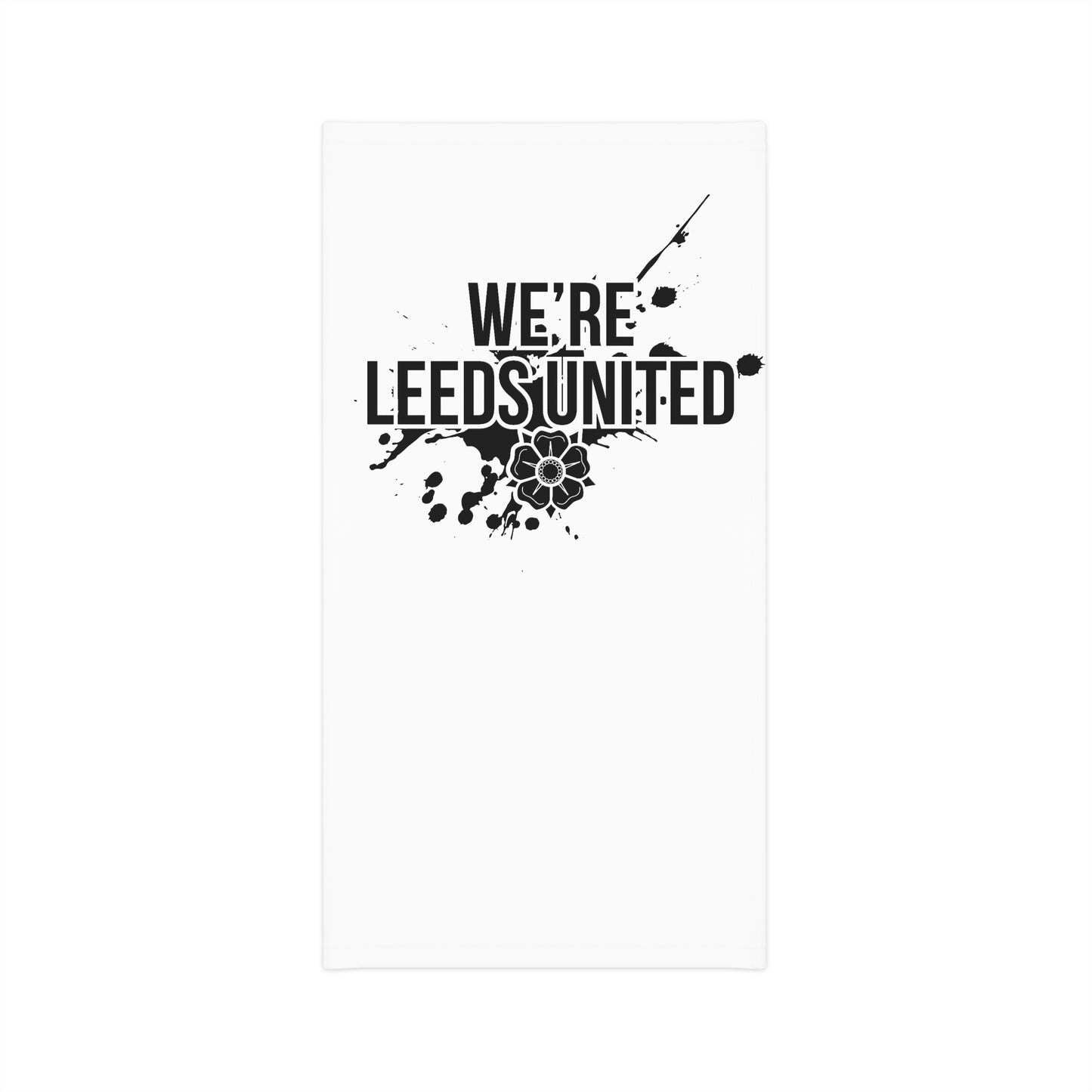 LUFC “We’re Leeds United” Winter  Neck Gaiter: Fleece-Lined Cold  Weather Essential