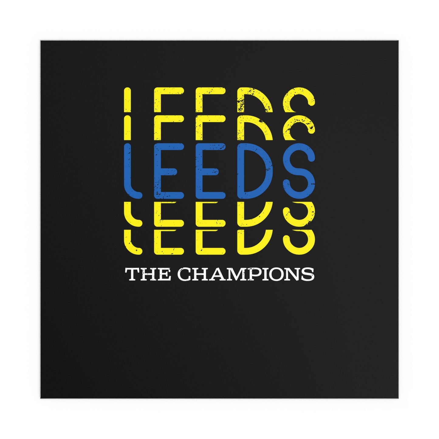 LUFC “Leeds The Champions” Silk  Poster