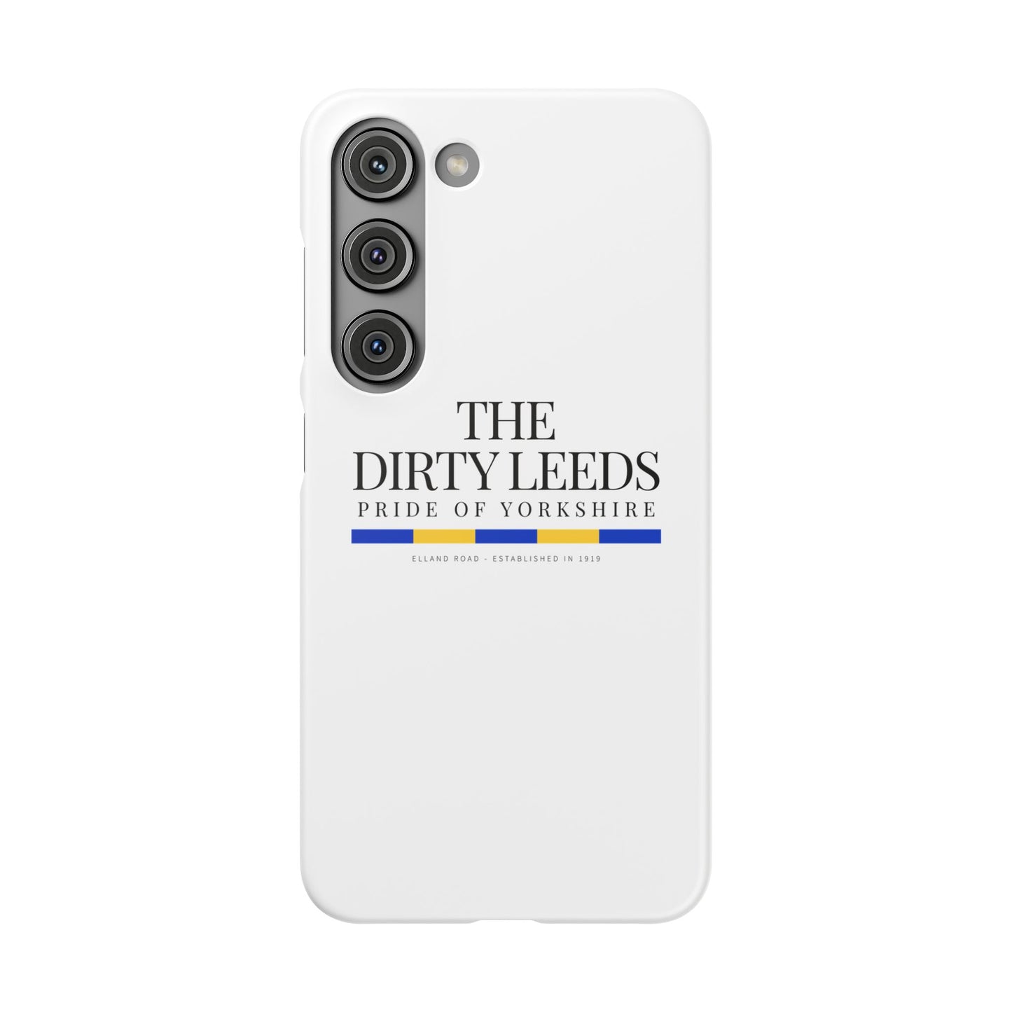 LUFC “The Dirty Leeds: Pride of  Yorkshire” Snap Case