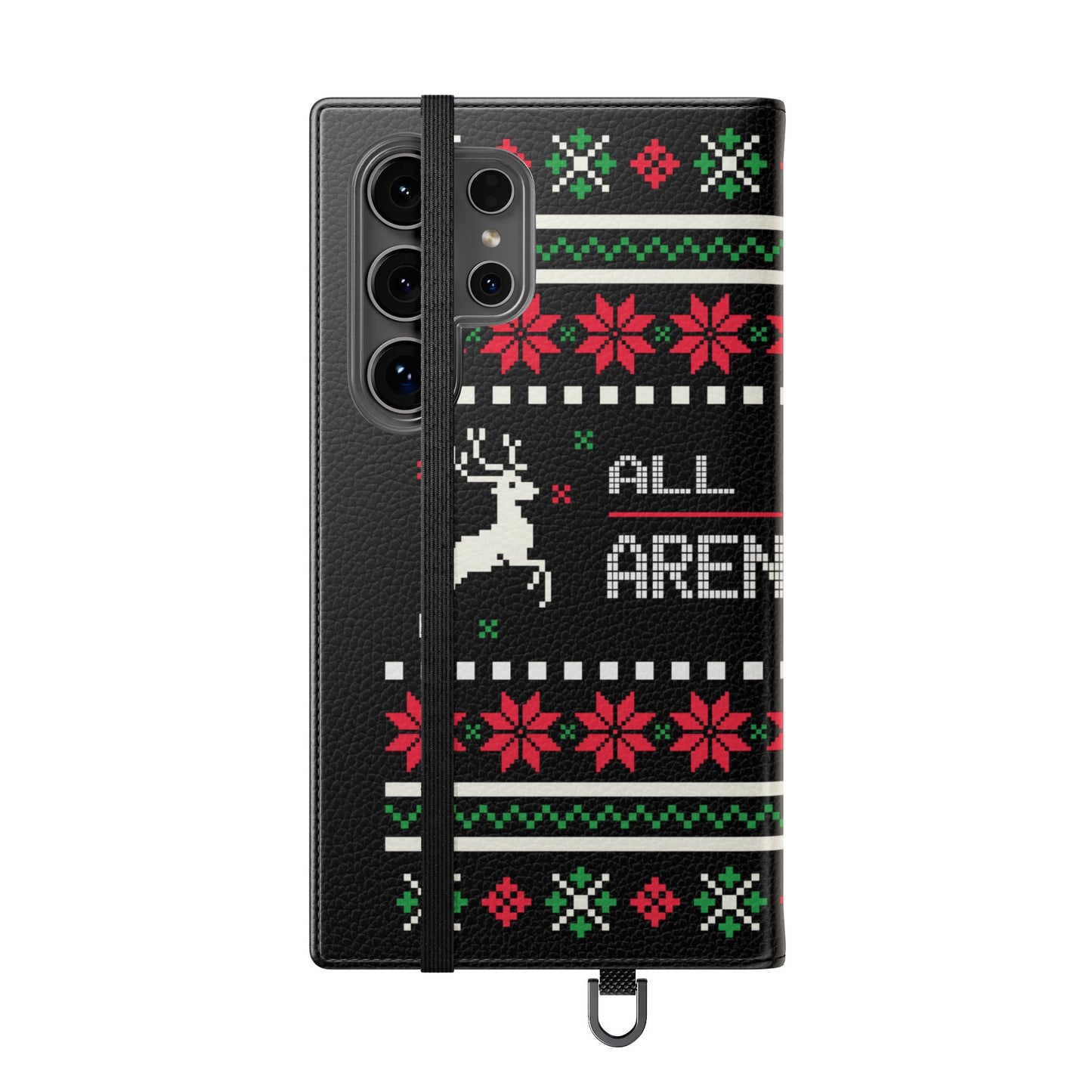 LUFC "All Leeds Aren't We" Flip Case  Phone Wallet: Christmas Edition