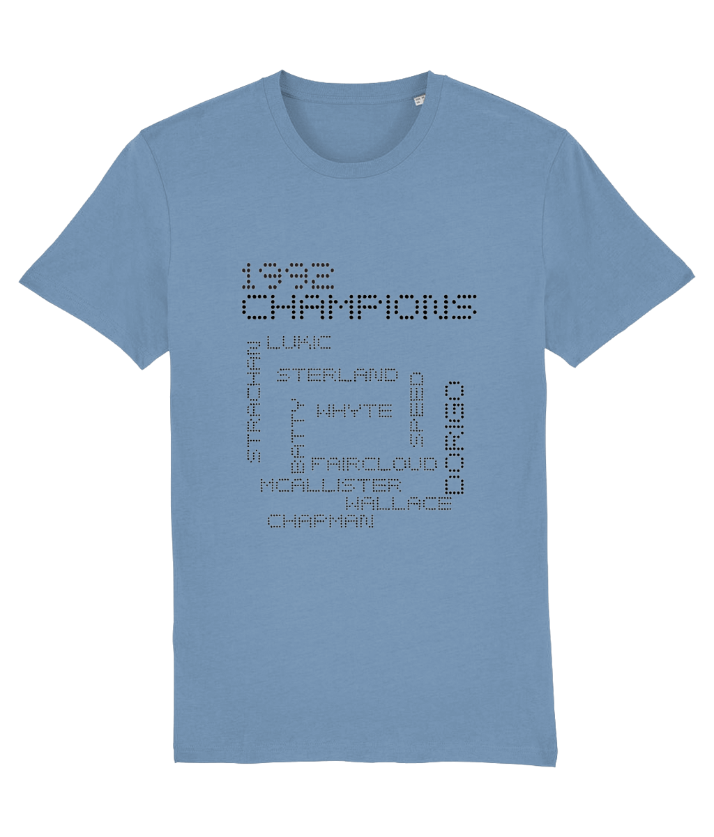 1992 LUFC CHampions T-shirt Men