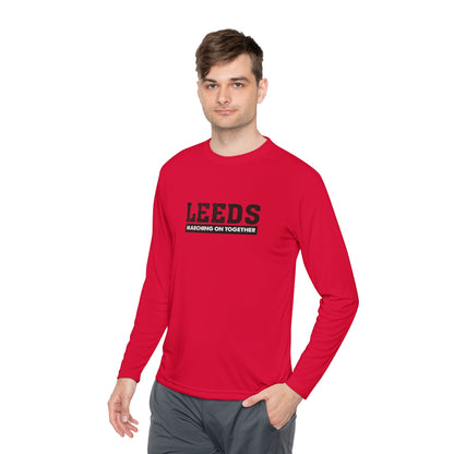 Leeds “Marching On Together” Long Sleeve T-Shirt: Unisex Fit