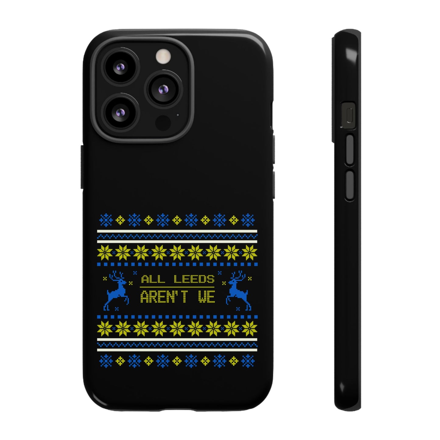 LUFC 'All Leeds Aren't We' Phone  Case: Christmas Edition