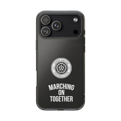 Leeds United “Marching On  Together” Clear Impact-Resistant  Case - Lufcnews.co.uk