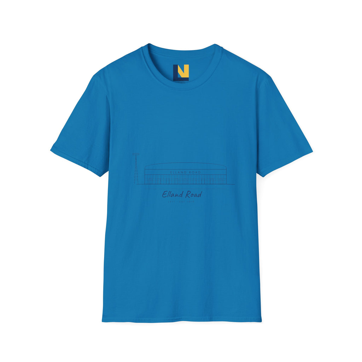 Elland Road Line Art Leeds T-Shirt