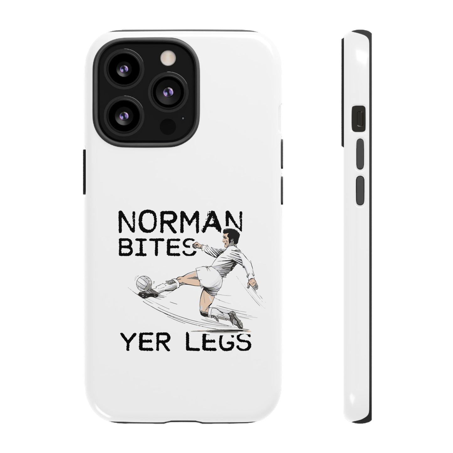 Leeds United NORMAN BITES 'YER  LEGS' Phone Case