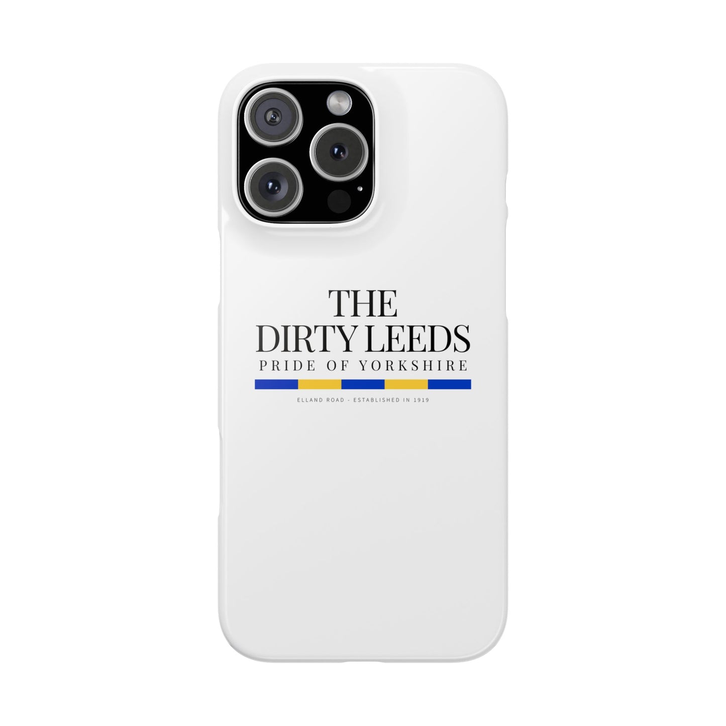 LUFC “The Dirty Leeds: Pride of  Yorkshire” Snap Case