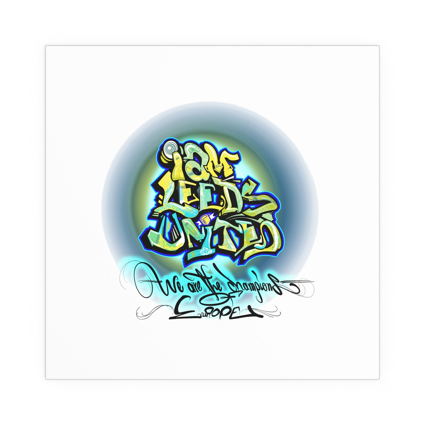 LUFC “Sergeant Wilko Leeds United”  Silk Poster