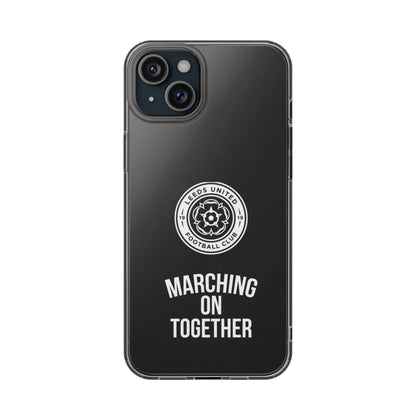 Leeds United “Marching On  Together” Clear Impact-Resistant  Case - Lufcnews.co.uk