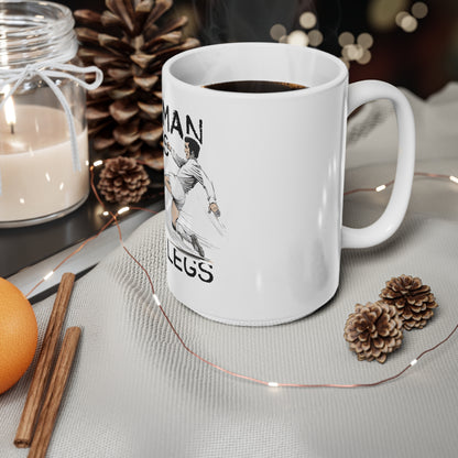 LUFC “Norman Bites Yer Legs” Frosted Beer Mug