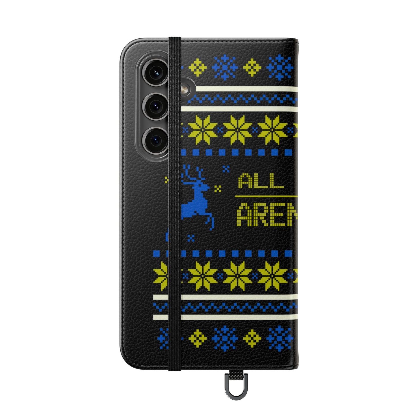LUFC "All Leeds Aren't We" Flip Case  Phone Wallet: Christmas Edition