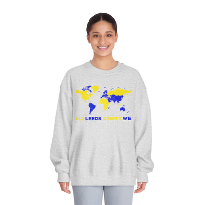 LUFC “All Leeds Aren’t We” World Map  Sweatshirt
