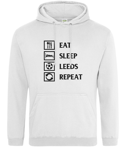 Hoodie Eat, Sleep, Leeds, Repeat