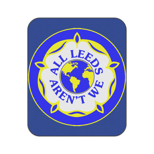 LUFC “All Leeds Aren’t We” Picnic  Blanket: Bold Fan Motto Design