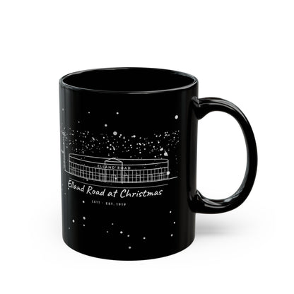 Elland Road at Christmas Mug