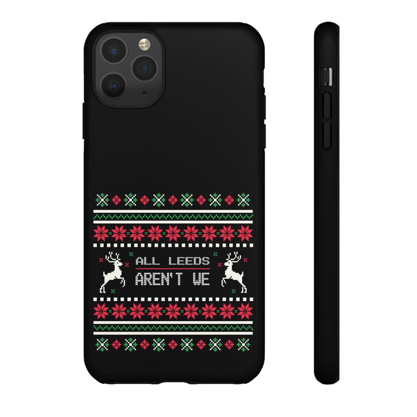 LUFC 'All Leeds Aren't We' Phone  Case: Christmas Edition