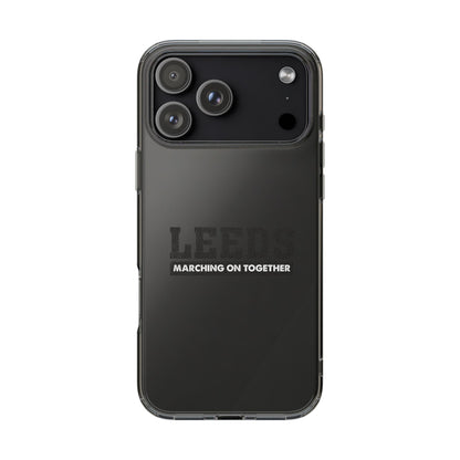 Clear Impact-Resistant Phone Case  “LEEDS: Marching On Together”  Edition