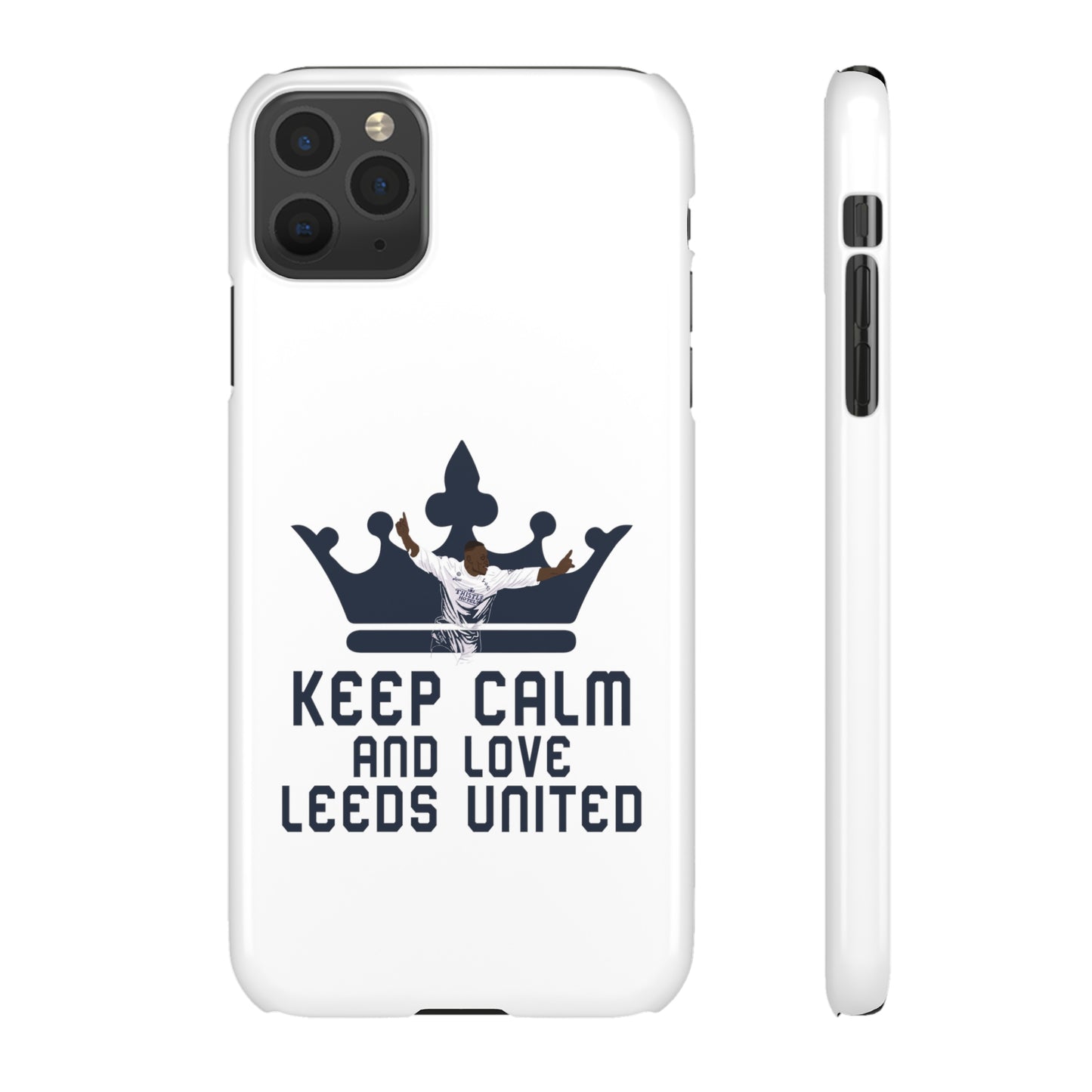 Funda para teléfono Snap - Mantenga la calma y ame al Leeds United