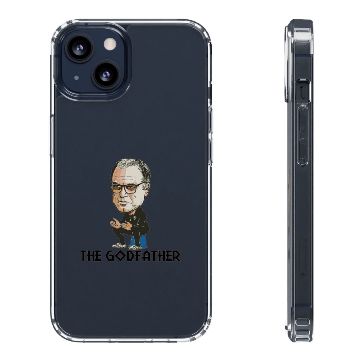 Clear Phone Case - Cartoon Bielsa the Godfather