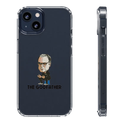 Clear Phone Case - Cartoon Bielsa the Godfather