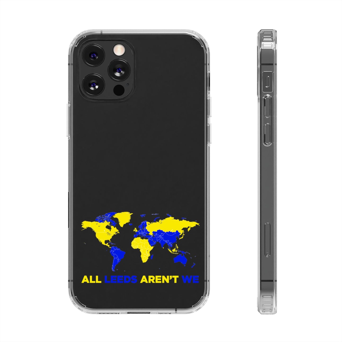 LUFC “All Leeds Aren’t We” Clear  Impact-Resistant Case