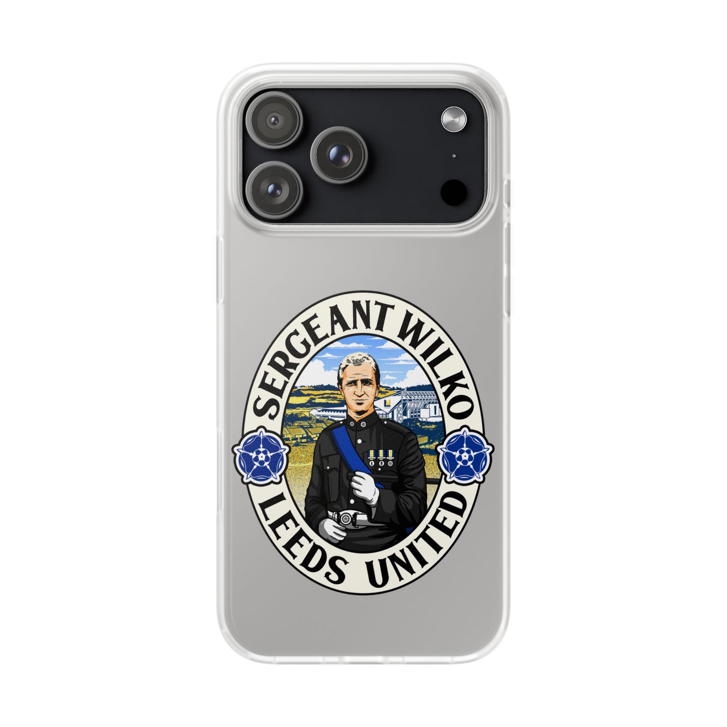 Leeds United 'SERGEANT WILKO'  Retro Football: Flexi Case