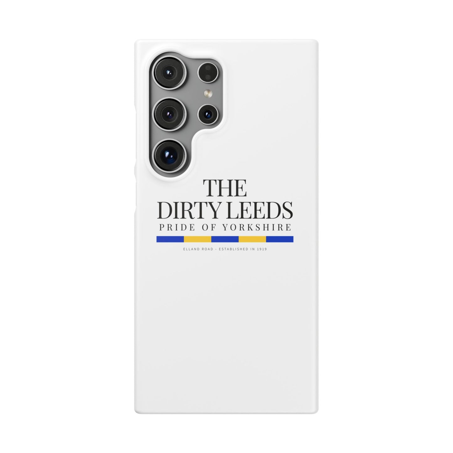 LUFC “The Dirty Leeds: Pride of  Yorkshire” Snap Case