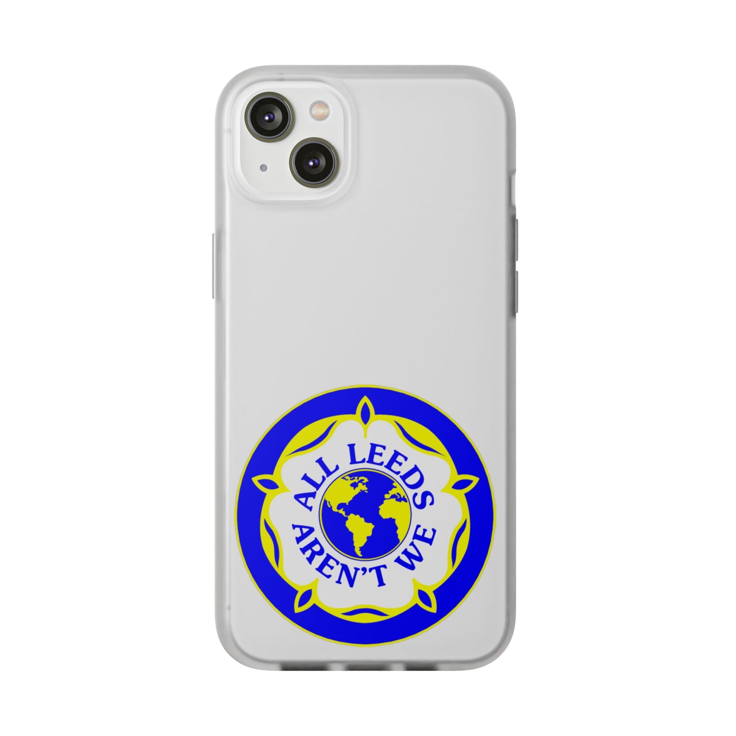 LUFC 'All Leeds Aren't We' Retro  Football: Flexi Case