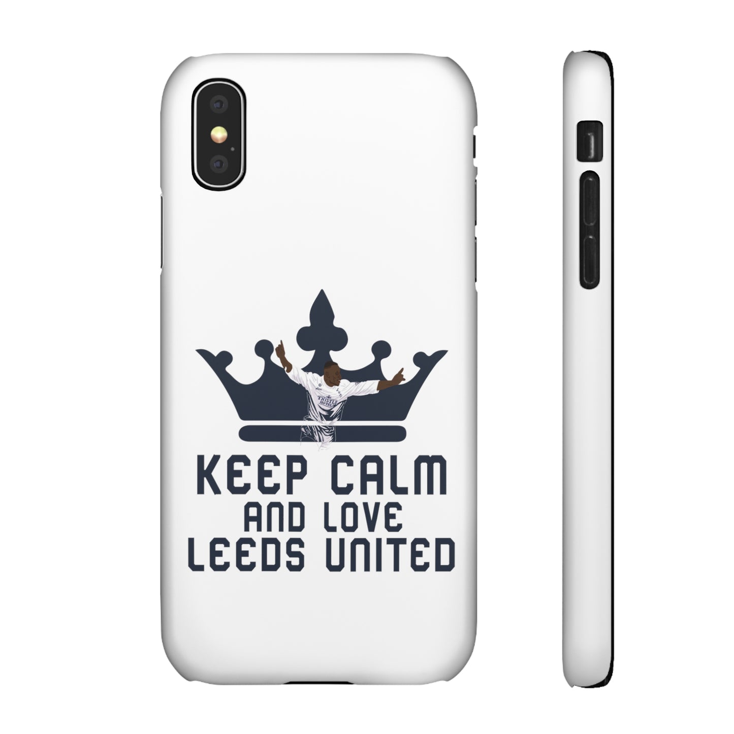 Funda para teléfono Snap - Mantenga la calma y ame al Leeds United